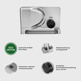 ritter E 16 E Elektrischer Allesschneider & Brotschneidemaschine aus Metall mit elektrolytisch poliertem Messer, Made in Germany