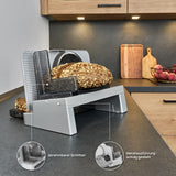 ritter E 16 E Elektrischer Allesschneider & Brotschneidemaschine aus Metall mit elektrolytisch poliertem Messer, Made in Germany